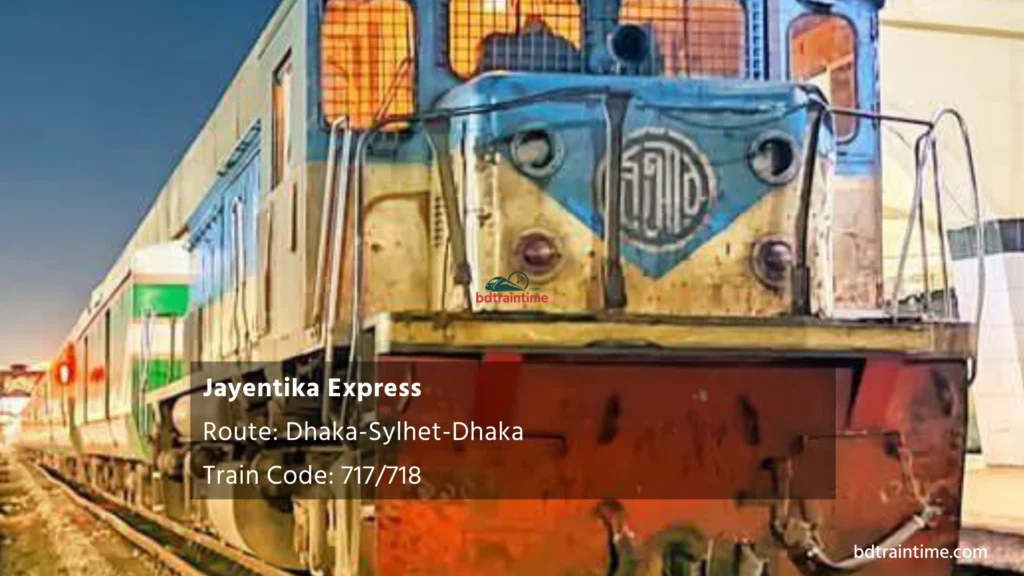 Jayentika Express Train Time