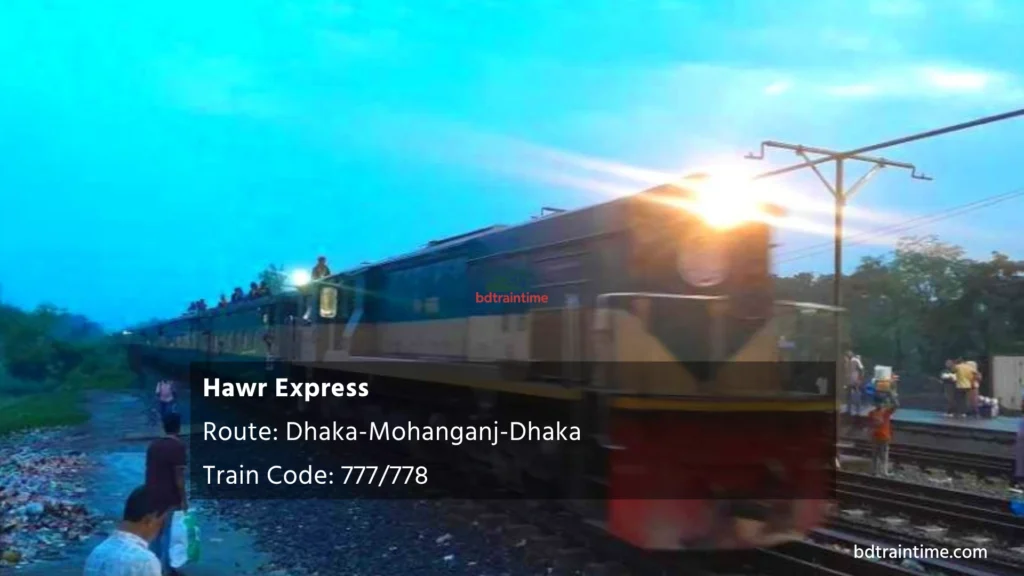 Hawr Express Train Schedule